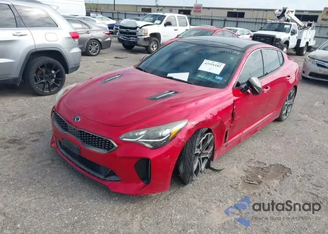 2018 Kia Stinger Gt2 from USA, damaged, VIN KNAE55LC4J6017678